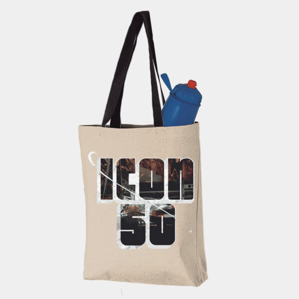 11L Black Handle Tote Bag Thumbnail